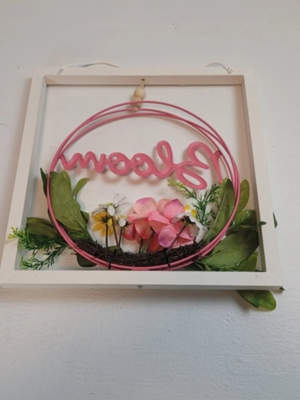 Bloom Pink Floral Wall Decor